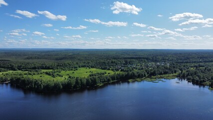 lake and forest