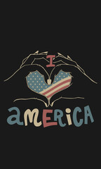 We Are Really Love America Design