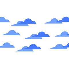 blue cloud collection background image