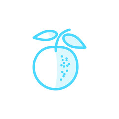 Illustration Vector Graphic of Orange icon