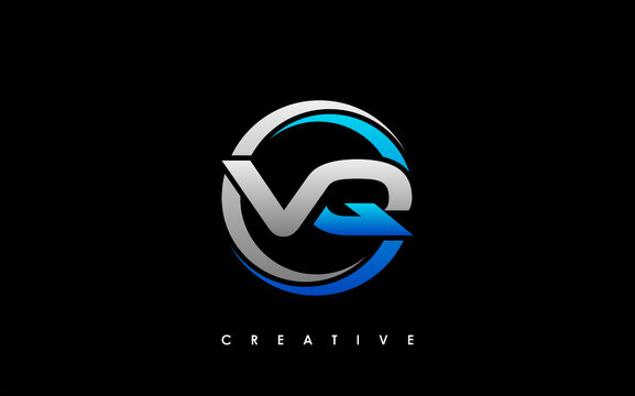 VQ Letter Initial Logo Design Template Vector Illustration