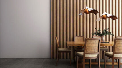 design scene with dining sets