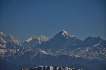 snow covered mount Everest