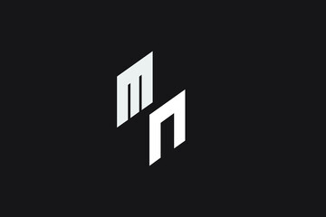 3D Letter M & N Logo Design