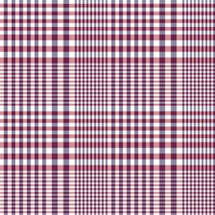 Red Asymmetric Plaid textured Seamless Pattern