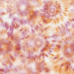 Pastel swirl tie dye seamless pattern. High quality illustration. Funky psychedelic hippie inspired backdrop or fashion print. Boho ink stain repeat pattern design. Paint, ink, or dye on white fabric