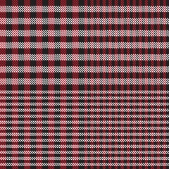 Red Asymmetric Plaid textured Seamless Pattern