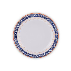 plate ceramic isolated on white background