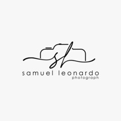 initial sl feminine logo collections template vector