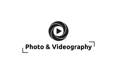 Obraz premium Creative Photo and Videography Logo Template.