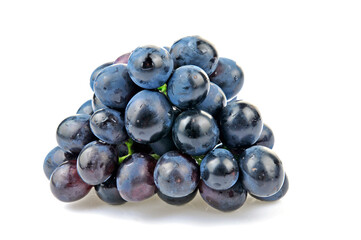 Grapes in white background