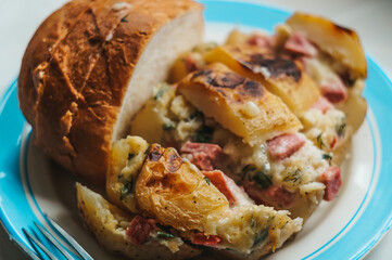 Stuffed potatoes
