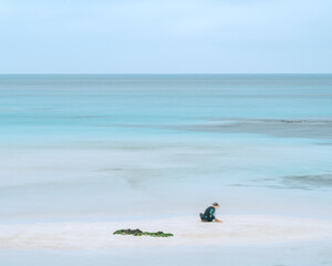 Fototapeta premium The serene and beautiful sea