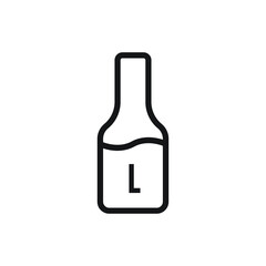 Liter icon design vector illustration