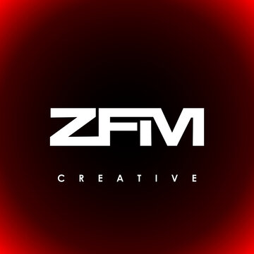 ZFM Letter Initial Logo Design Template Vector Illustration