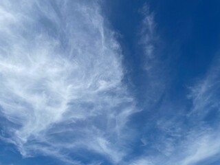 blue sky with clouds