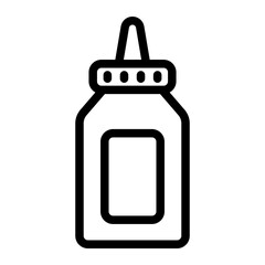 Obraz premium glue line icon