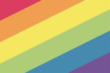 Pride LGBT background vector. Lesbian gay bisexual and transgender community concept. Flat design symbol isolated on white background. LGBTQ movement element raindow colored for banner, card, poster