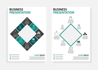 business cover design template. flyer, brochure design template. perfect for business marketing, promotion, presentation.