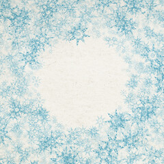 christmas background with snowflakes