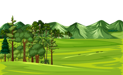 Fototapeta premium Green nature outdoor landscape
