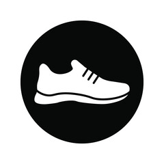 shoe vector glyph flat icon color editable