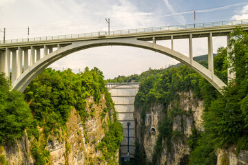 Diga e ponte di Santa Giustina, Val di Non, Tassullo, Trentino