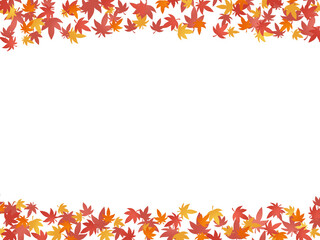 秋のもみじの背景素材