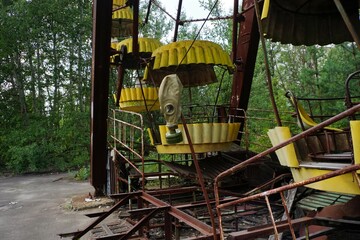 Fototapeta na wymiar Chernobyl Nuclear Mask 
