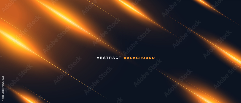 Wall mural shiny light abstract background with diagonal lines vector.