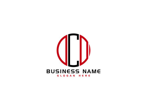 Creative DCO Logo Letter Vector Image Design For Business
