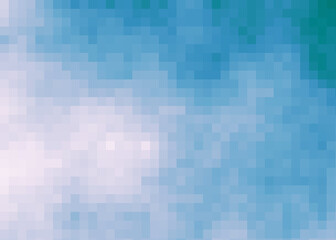 Dimond Square Cloud Abstract Computational Generative Art background illustration