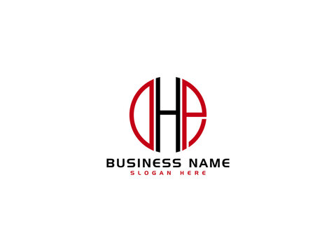Creative DHP Logo Letter Vector Image Design For Business
