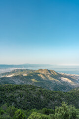 view of the mountains