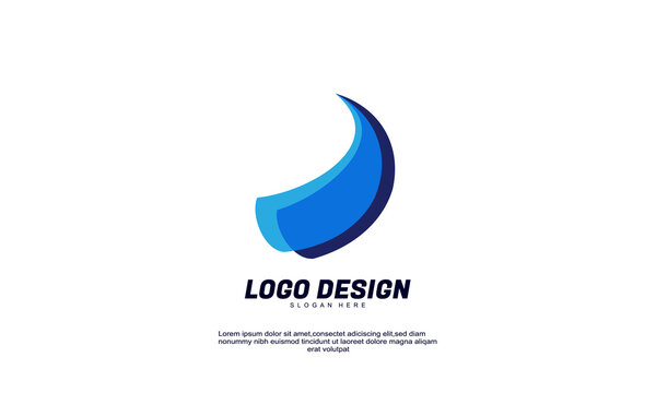stock illustrator abstract creative business for company inspiration color logo design