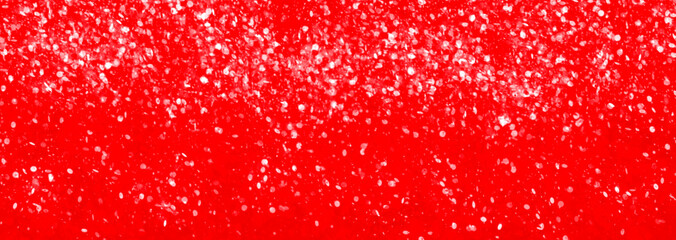White spots on a red background, irregular snow, background watercolor spray