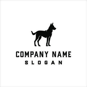 Belgian Shepherds logo with elegant and simple style design