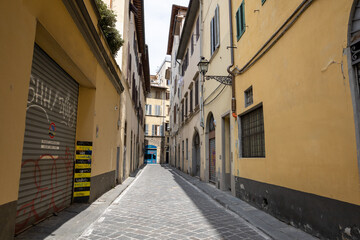 Gasse in Altstadt von Florenz