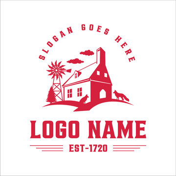 fox farm house logo for industry