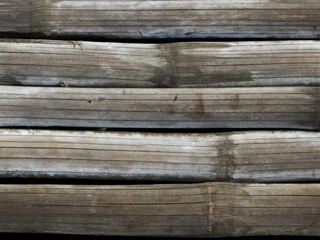 Fototapeta premium old wooden bamboo plank wall texture background