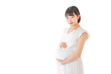 妊娠した若い女性