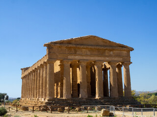 Obraz premium East view of the Temple of Concordia, Valle dei Templi