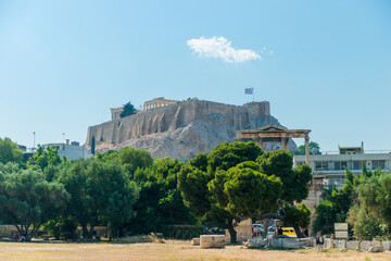 Acropolis with Parthenon temple in Athens, Greece