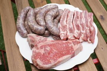 肉の盛り合わせ (meat)