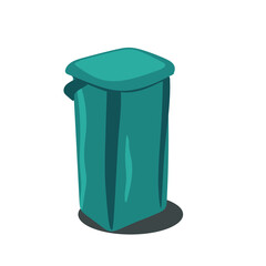 Bucket for cleaning floors.  Cleaning Equipment and Tools. Household items for cleaning and washing. Vector illustration isolated on white background.