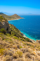 Fototapeta na wymiar Coast of the Aegean Sea. Datca peninsula, Turkey 