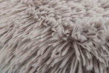 texture background fur fabric factory fluffy soft delicate gray surface