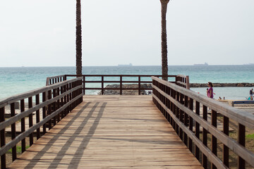 Detalle de la playa de Benicassim. Castellón (Comunidad Valenciana)