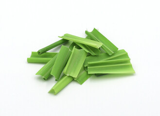 herb lemongrass isolated on white background