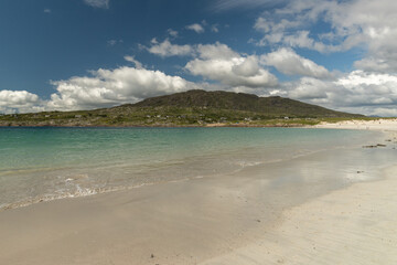 Obraz premium Beautiful photograph of the beach of Dog's Bay county Galway Ireland connemara